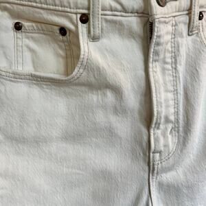 Abercrombie and Fitch, ecru, straight, ultra high rise, women's size 27-4R